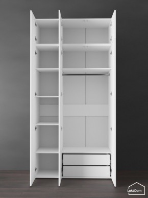 Шкаф с антресолью Linnea MHR-3POA-2 2450х1200х510 (Белый-М 11.1.2) в Агрызе - agryz.mebel24.online | фото 6