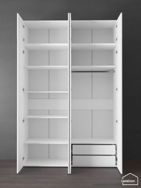 Шкаф с антресолью Linnea MHR-4POA-2 2450х1600х510 (Белый-М 11.1.2) в Агрызе - agryz.mebel24.online | фото 5