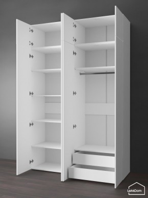 Шкаф с антресолью Linnea MHR-4POA-2 2450х1600х510 (Белый-М 11.1.2) в Агрызе - agryz.mebel24.online | фото 6