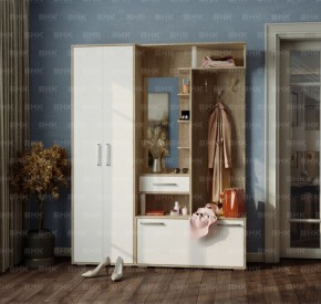 Шкаф Канзас (Дуб Сонома/Белый) в Агрызе - agryz.mebel24.online | фото 2