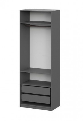 Шкаф ШК-5 + 2 полки + ящики (800) Графит в Агрызе - agryz.mebel24.online | фото 4