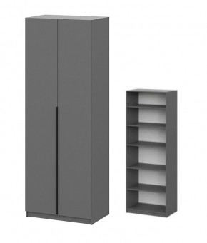 Шкаф ШК-5 + 4 полки (800) Графит в Агрызе - agryz.mebel24.online | фото 1