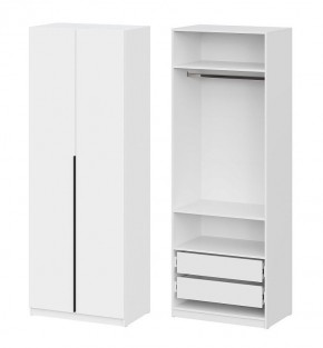 Шкаф ШК-5 + 2 полки + ящики (800) Белый текстурный в Агрызе - agryz.mebel24.online | фото 1