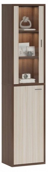 Шкаф-витрина Домино СУ(ш1в2)+1ФГ+1ФС в Агрызе - agryz.mebel24.online | фото 2