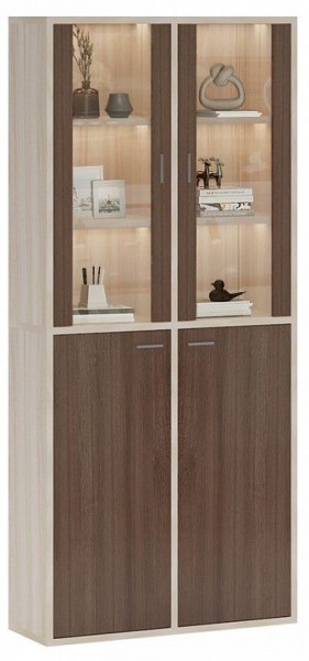 Шкаф-витрина Домино СУ(ш2в2)+2ФС+2ФГ в Агрызе - agryz.mebel24.online | фото 2
