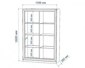 Шкаф-витрина Нобиле ШВтН ФСД-ФСД в Агрызе - agryz.mebel24.online | фото 2