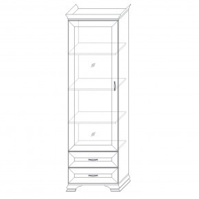 Шкаф-витрина Сиена в Агрызе - agryz.mebel24.online | фото 12