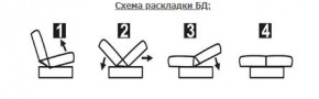 СОФИЯ ЛЮКС Диван БД (пруж.блок) в Агрызе - agryz.mebel24.online | фото 6