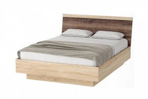 СОНАТА КРС-1600 Кровать с ПМ (дуб сонома/дуб сакраменто) в Агрызе - agryz.mebel24.online | фото