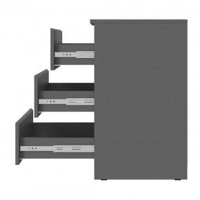 Спальня Симпл (графит) модульная в Агрызе - agryz.mebel24.online | фото 4