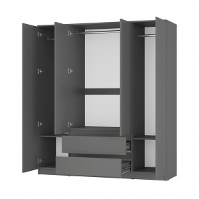 Спальня Симпл (графит) модульная в Агрызе - agryz.mebel24.online | фото 41