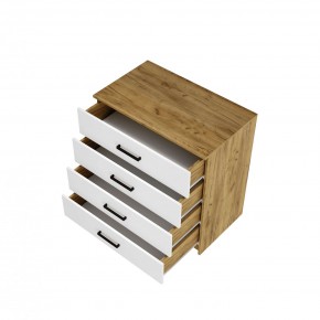 Спальный гарнитур Евро (модульный) Крафт/Белый в Агрызе - agryz.mebel24.online | фото 11