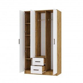 Спальный гарнитур Евро (модульный) Крафт/Белый в Агрызе - agryz.mebel24.online | фото 28