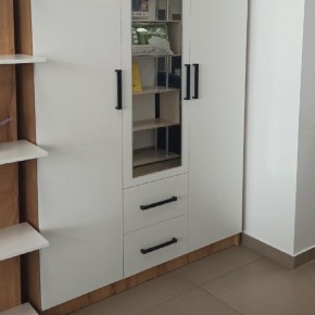 Спальный гарнитур Евро (модульный) Крафт/Белый в Агрызе - agryz.mebel24.online | фото 30