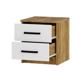 Спальный гарнитур Евро (модульный) Крафт/Белый в Агрызе - agryz.mebel24.online | фото 4