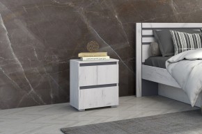 Спальный гарнитур Лиана (Дуб Крафт Белый/Графит) в Агрызе - agryz.mebel24.online | фото 9
