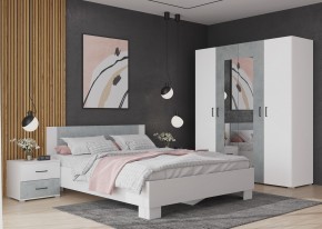 Спальный гарнитур NOVA (модульный) белый/бетон в Агрызе - agryz.mebel24.online | фото