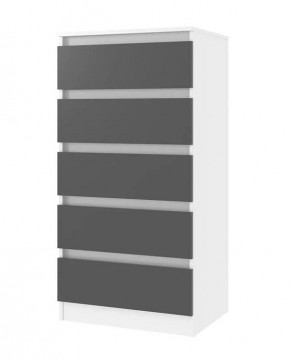 Спальный гарнитур Парус (Белый/Графит) модульный в Агрызе - agryz.mebel24.online | фото 15
