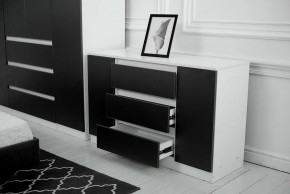 Спальный гарнитур Парус (Белый/Графит) модульный в Агрызе - agryz.mebel24.online | фото 27
