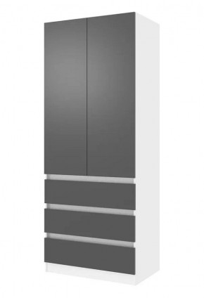 Спальный гарнитур Парус (Белый/Графит) модульный в Агрызе - agryz.mebel24.online | фото 7