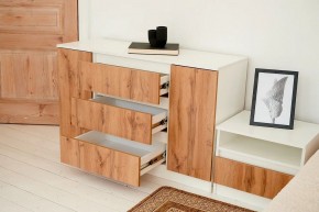 Спальный гарнитур Парус (Белый/Вотан) 1400 (Вариант-1) в Агрызе - agryz.mebel24.online | фото 13