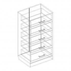 Спальный гарнитур "Милана" (модульный) в Агрызе - agryz.mebel24.online | фото 23