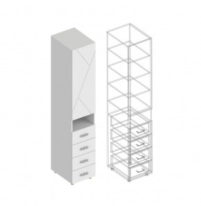 Спальный гарнитур "Сандра" (модульный) в Агрызе - agryz.mebel24.online | фото 19