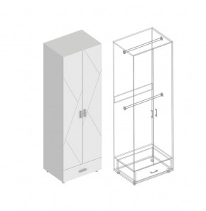 Спальный гарнитур "Сандра" (модульный) в Агрызе - agryz.mebel24.online | фото 9