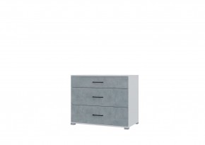 Спальный гарнитур VICTOR (модульный) Белый-Бетон в Агрызе - agryz.mebel24.online | фото 4