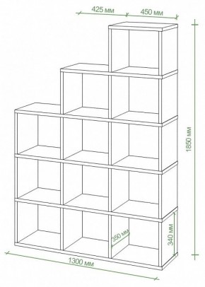 Стеллаж Бартоло СЛД 5 в Агрызе - agryz.mebel24.online | фото 2