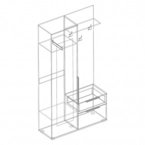 СТИЛ Прихожая (модульная) в Агрызе - agryz.mebel24.online | фото 3