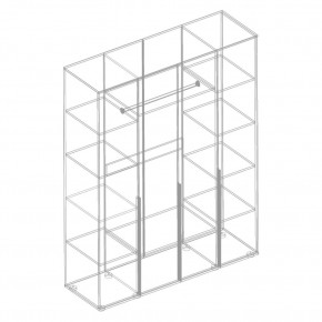 СТИЛ Шкаф 4-ств для одежды в Агрызе - agryz.mebel24.online | фото 2