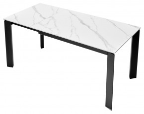 Стол CORNER 120 MATT WHITE MARBLE SOLID CERAMIC / BLACK, ®DISAUR в Агрызе - agryz.mebel24.online | фото 7