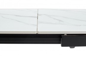 Стол CORNER 120 MATT WHITE MARBLE SOLID CERAMIC / BLACK, ®DISAUR в Агрызе - agryz.mebel24.online | фото 8