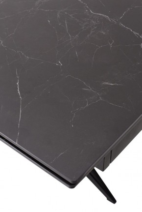 Стол FORIO 160 MATT BLACK MARBLE SOLID CERAMIC / BLACK, ®DISAUR в Агрызе - agryz.mebel24.online | фото 9