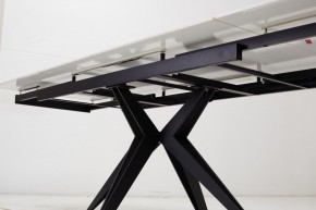 Стол FORIO 160 MATT WHITE MARBLE SOLID CERAMIC / BLACK, ®DISAUR в Агрызе - agryz.mebel24.online | фото 4