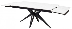 Стол FORIO 160 MATT WHITE MARBLE SOLID CERAMIC / BLACK, ®DISAUR в Агрызе - agryz.mebel24.online | фото 8