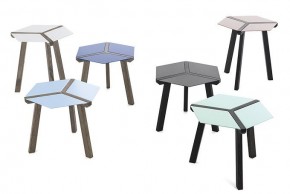 Стол журн. ESA 07.35 M318 light  blu/ L002 oak spessart в Агрызе - agryz.mebel24.online | фото
