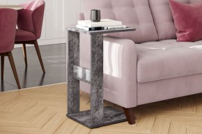 Стол журнальный НМ 011.68 Х "Flint" (Цемент темный) в Агрызе - agryz.mebel24.online | фото 2