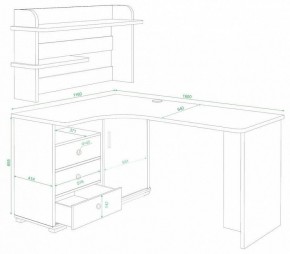 Стол компьютерный Домино СР-165 в Агрызе - agryz.mebel24.online | фото 2