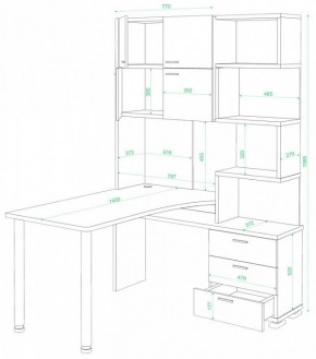 Стол компьютерный Домино СР-500М/140 в Агрызе - agryz.mebel24.online | фото 2