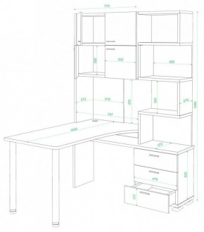 Стол компьютерный Домино СР-500М/160 в Агрызе - agryz.mebel24.online | фото 2