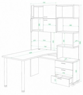 Стол компьютерный Домино СР-500М/190 в Агрызе - agryz.mebel24.online | фото 2