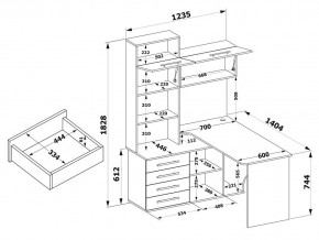 Стол компьютерный КСТ-14Л в Агрызе - agryz.mebel24.online | фото 6