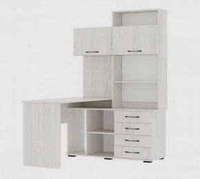 Стол компьютерный "ПКС-11" ЛЕВЫЙ (дуб крафт белый) в Агрызе - agryz.mebel24.online | фото 1