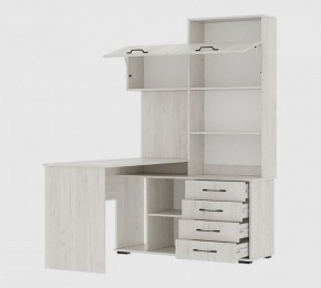 Стол компьютерный "ПКС-11" ЛЕВЫЙ (дуб крафт белый) в Агрызе - agryz.mebel24.online | фото 2