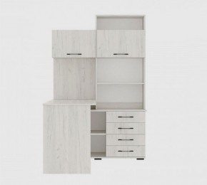 Стол компьютерный "ПКС-11" ЛЕВЫЙ (дуб крафт белый) в Агрызе - agryz.mebel24.online | фото 3