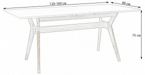 Стол обеденный Нарвик в Агрызе - agryz.mebel24.online | фото
