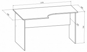 Стол офисный Офис ОФ-10 в Агрызе - agryz.mebel24.online | фото 4