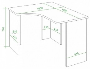 Стол письменный Домино Lite СКЛ-Угл120 в Агрызе - agryz.mebel24.online | фото 4